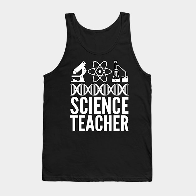 Cool Science Teacher Gift Chemistry Physics Chemistry Tank Top by AstroGearStore